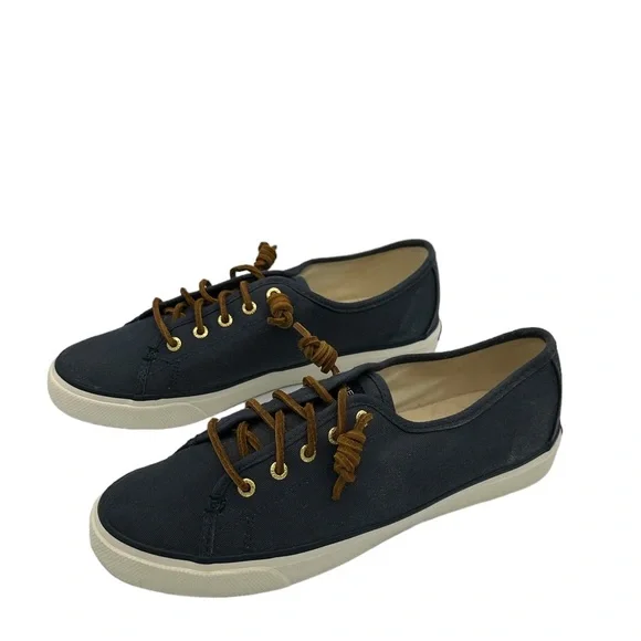 SPERRY CANVAS SLIP ON TOP SIDER SIZE 9 1/2\